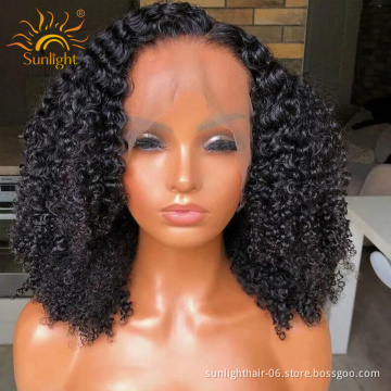 Sunlight Peruvian virgin glueless wigs human hair keratin hair extensions burmese raw hair